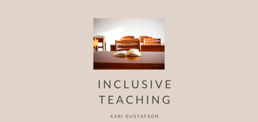 Inclusive teaching – Kari Gustafson, Disability and Community Studies